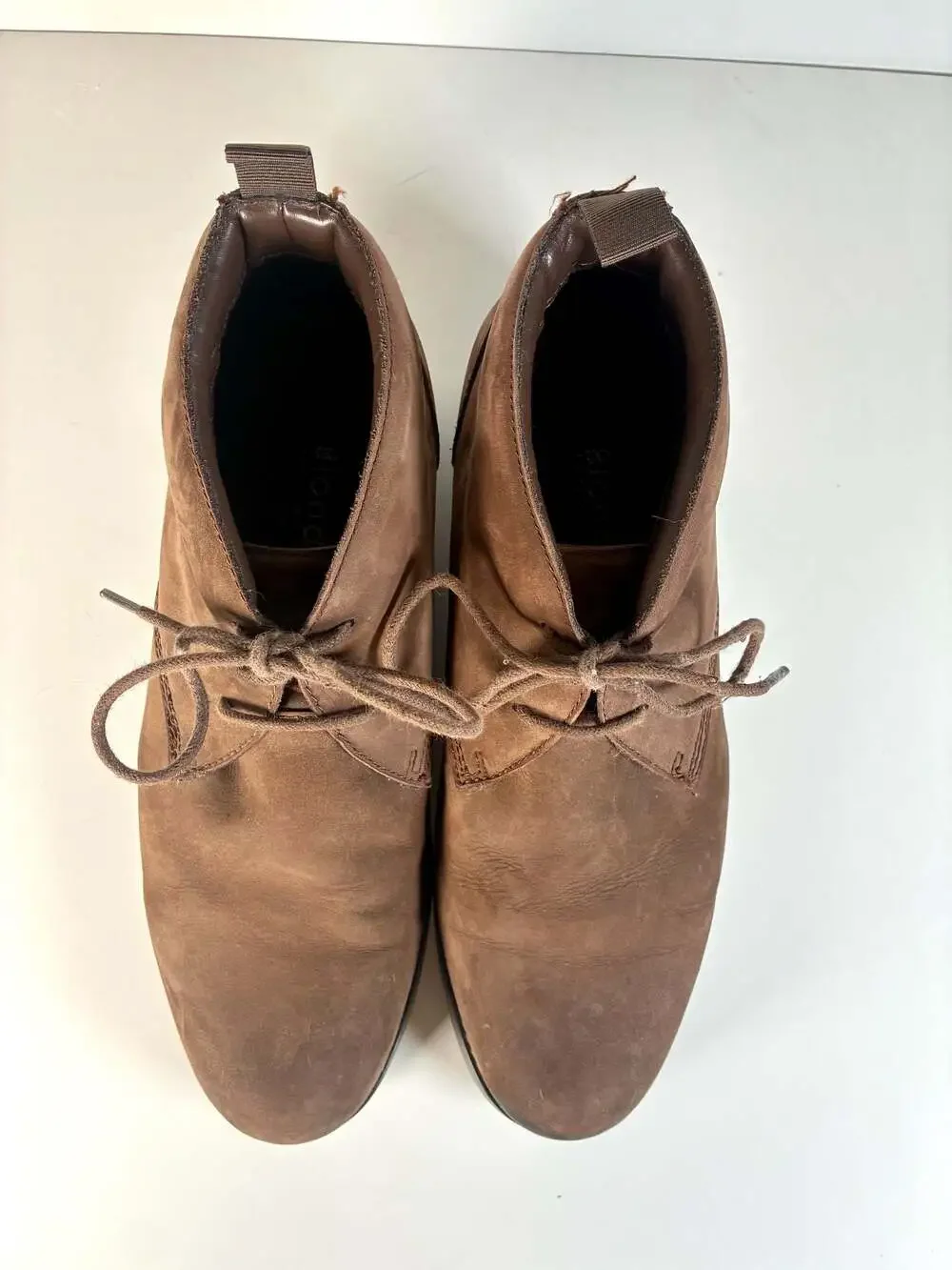 Blondo Men's Waterproof Brown Suede Leather Chukka Boots